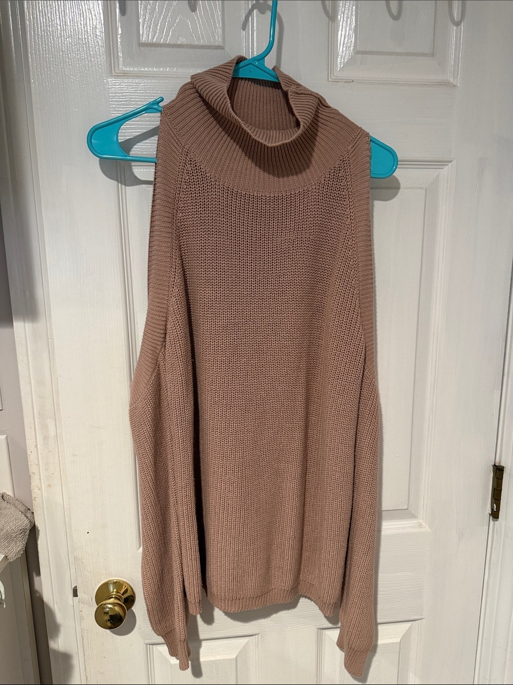 Mono B Taupe Cowl Neck Sweater